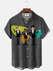 Men's Atomic Gentleman  Print Shirt