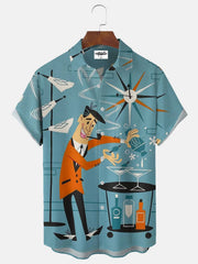 Men's Atomic Lab Exploration Print Shirt