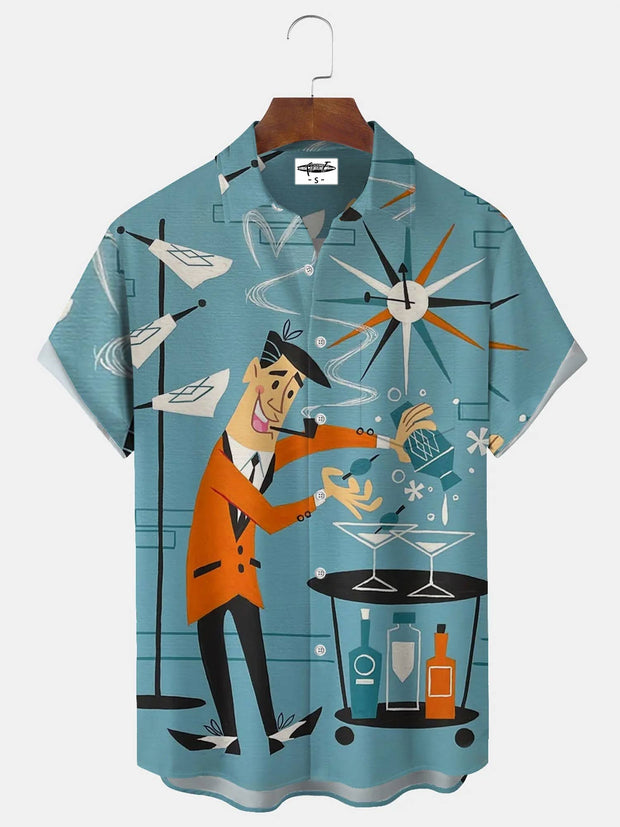 Men's Atomic Lab Exploration Print Shirt