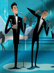 Men's Atomic Party  Print Shirt