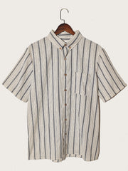 Men Vintage West Cotton Linen Shirt