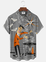 Men's Atomic Lab Exploration Print Shirt