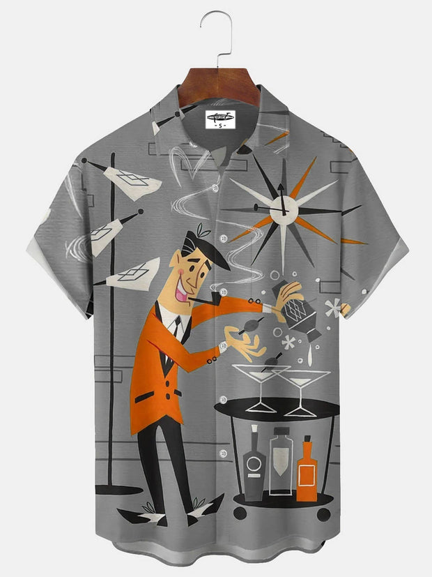 Men's Atomic Lab Exploration Print Shirt
