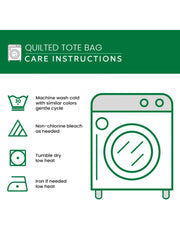 Coastal Trekker Quilted Tote Bag