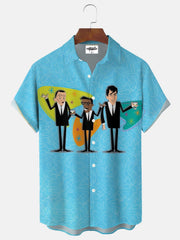 Men's Atomic Gentleman  Print Shirt