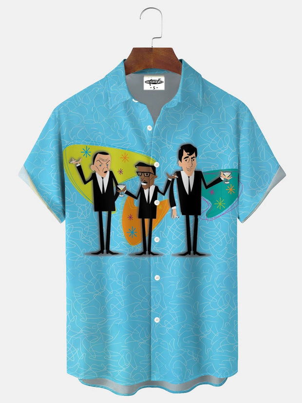 Men's Atomic Gentleman  Print Shirt