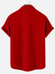 Fydude Men'S Christmas Krampus Monster Printed Shirt