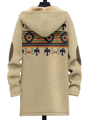 Fydude Men'S West Aztec Print Full Zip Jacket