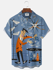Men's Atomic Lab Exploration Print Shirt