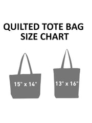 Coastal Trekker Quilted Tote Bag