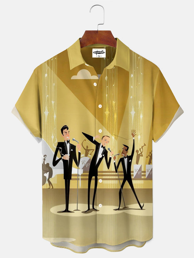 Men's Atomic Party  Print Shirt