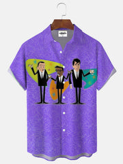 Men's Atomic Gentleman  Print Shirt