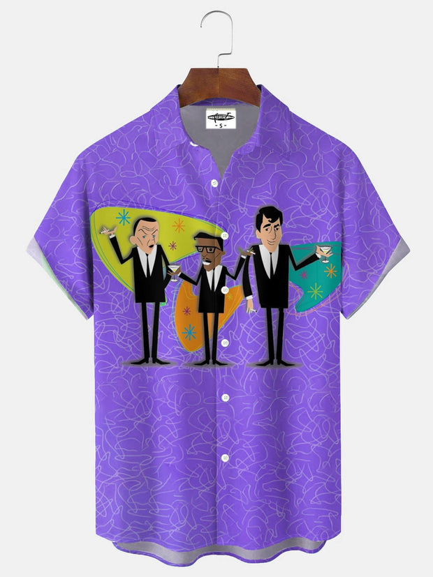 Men's Atomic Gentleman  Print Shirt