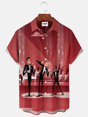 Men's Atomic Party  Print Shirt