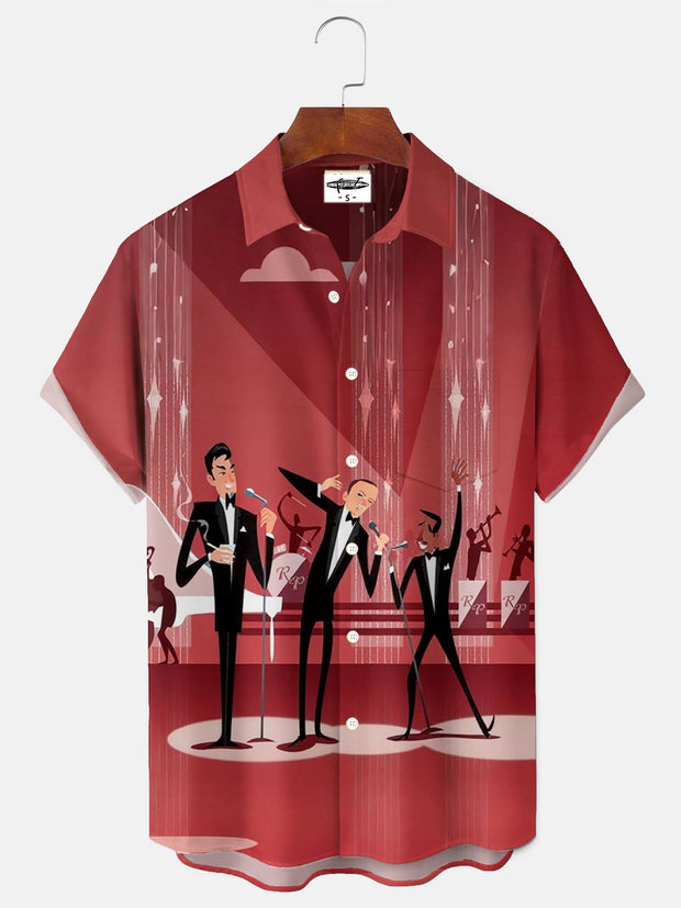 Men's Atomic Party  Print Shirt