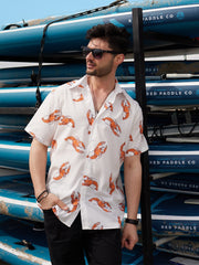 Men'S Lobster Print Shirts