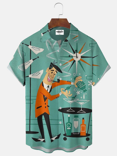 Men's Atomic Lab Exploration Print Shirt