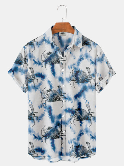 Men's Crab Print Shirt