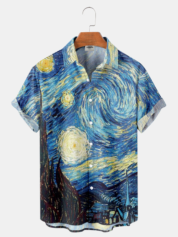 Men's Vincent van Gogh “The Starry Night” Print Shirt