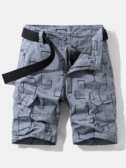 Men's Cotton Shorts Pocket Cargo Pants