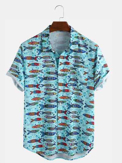Fish Printed Shirts
