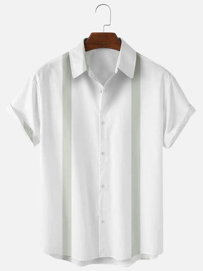 Men'S Stripe Printed Shirt