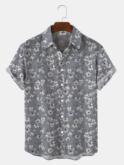 Men'S Flower Print Shirts