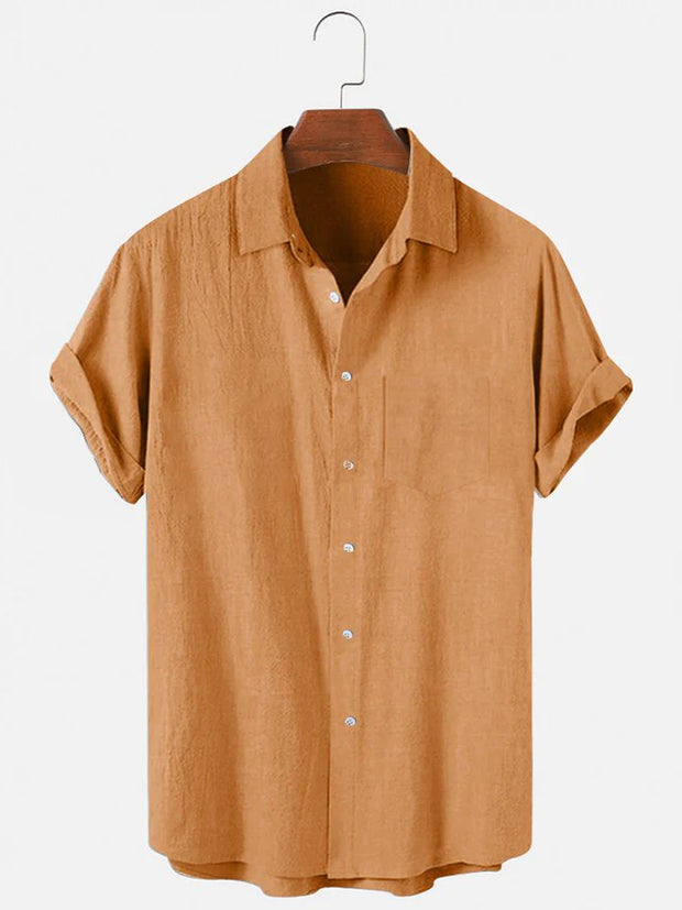 Men's Solid Wrinkle-Free Shirt