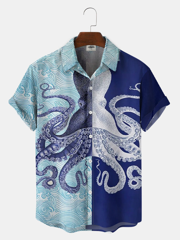 Men'S Octopus Print Shirts