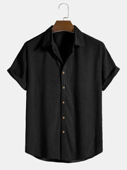 Fydude Button Up Short Sleeved Shirt