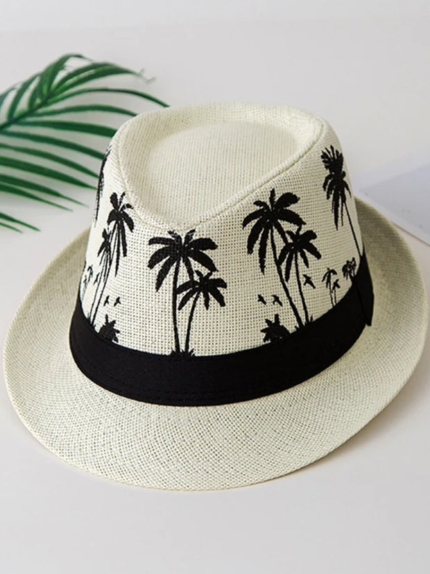 Men's Coconut tree Breathable Hat