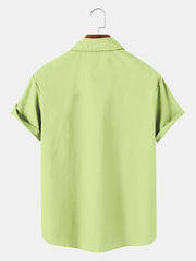 Fydude Men'S Pickleball Printed Shirt