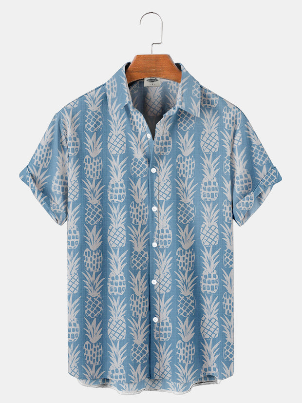 Men'S Pineapple Print Shirt