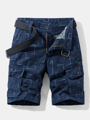Men's Cotton Shorts Pocket Cargo Pants