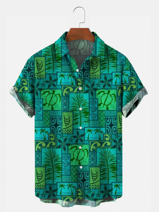 Turtle Island Printed Shirt
