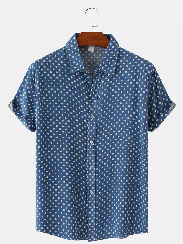 Polka Dots Print Shirt