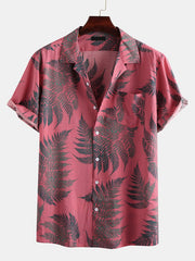 Men'S Coconut Tree Printed Shirt