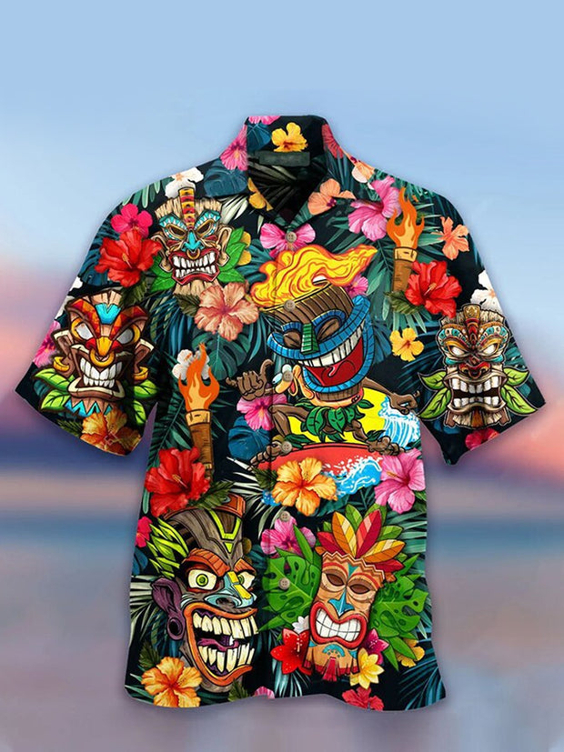 Men'S Cannibal Seaside Beach Shirt Set