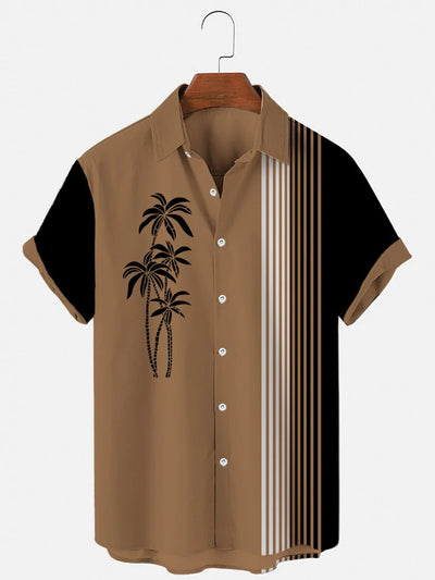 Men'S Coconut Tree Print Shirts
