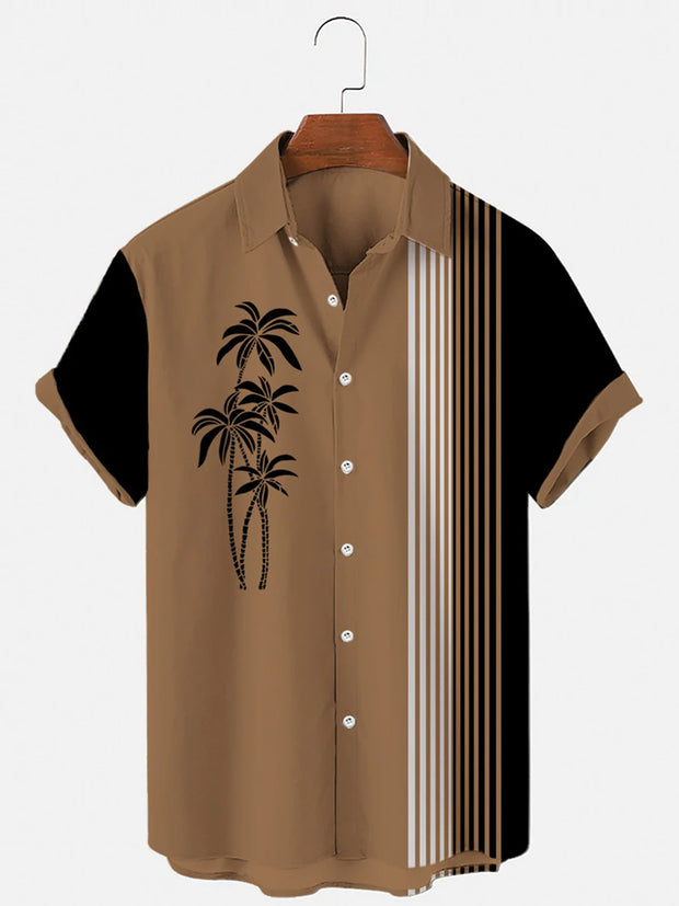 Men'S Coconut Tree Print Shirts