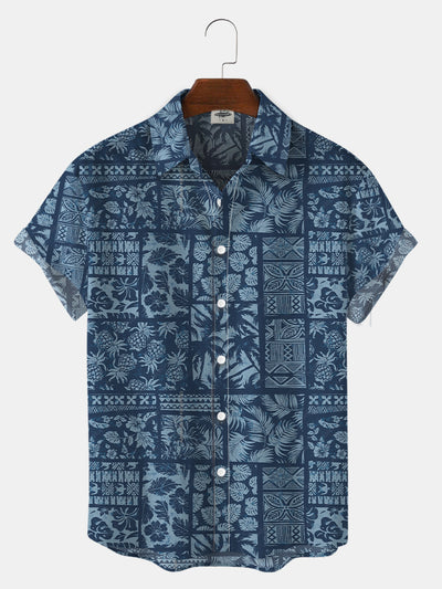 Men'S Aloha Print Shirts