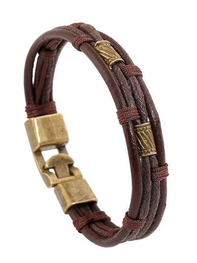 Men's Vintage Leather Bracelet