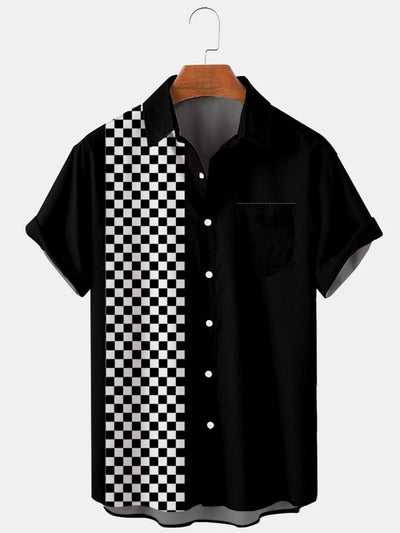 Checkerboard Printed Shirts