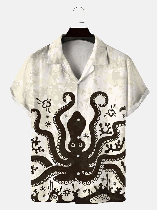 Men'S Octopus Print Shirts