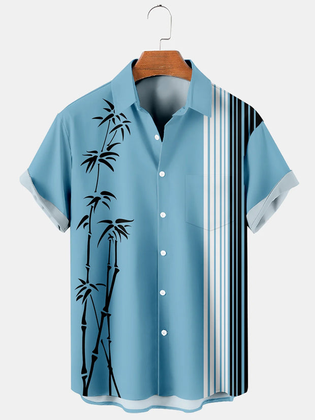 Men'S Bamboo Print Shirt