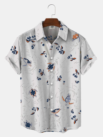Men'S Turtle Print Shirts