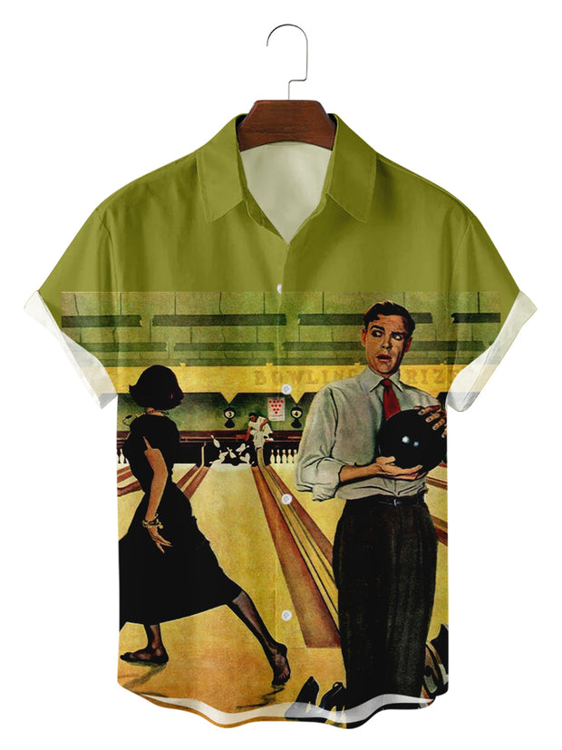 Vintage Bowling Pronted Shirts