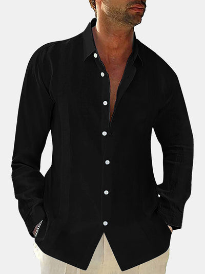 Men's Button Up Long Sleeve Shirts